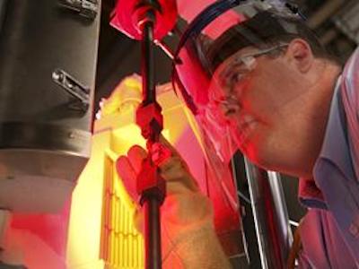 Jeremy Busby of the ORNL Materials Science and Technology Division headed development of a new cast stainless steel being evaluated for use in the ITER fusion device.