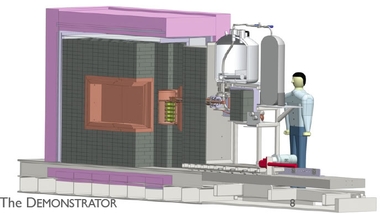The Majorana Demonstrator is being assembled and stored 4,850 feet beneath the earth's surface in enriched copper to limit the amount of background interference from cosmic rays and radioactive isotopes.