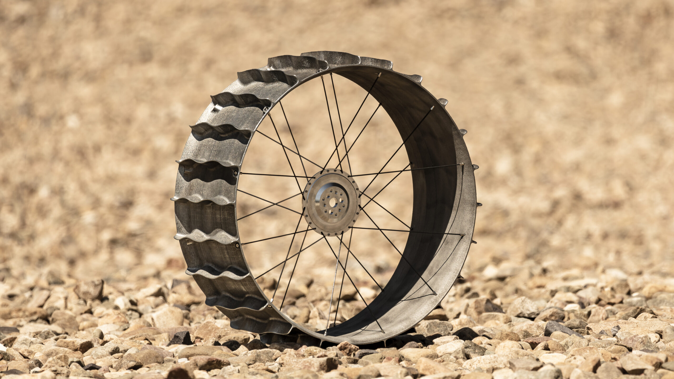 lunar rover wheel based on a NASA design
