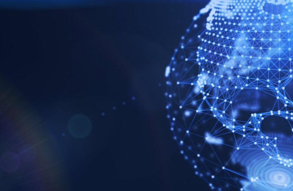 Advanced Tech - Analytics & AI Methods at Scale - digital map of global networks