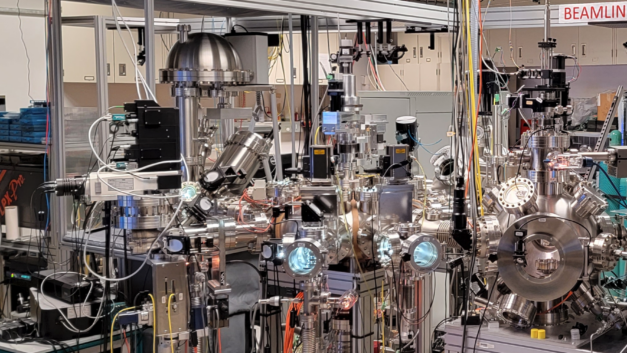 An image of a complex metallic machine