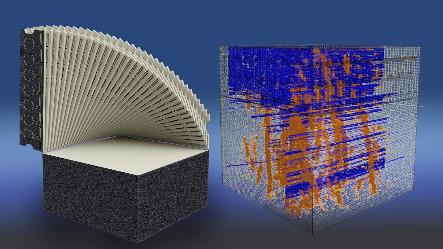 Datasets from a range of laser powder-bed printing systems are added to a database for use by industry, academia, and government. Credit: ORNL, U.S. Dept. of Energy