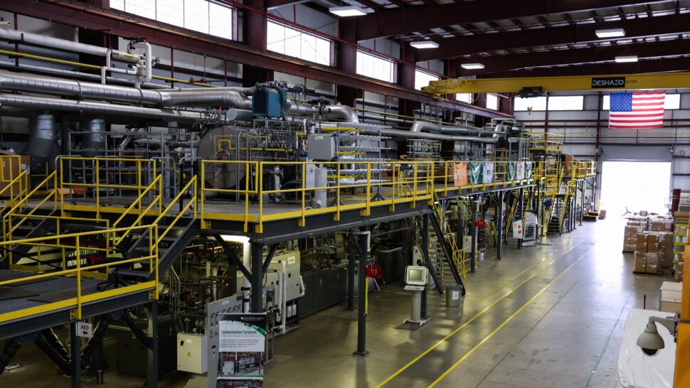 The Carbon Fiber Technology Facility (CFTF), established in 2013, is the Department of Energy’s only designated user facility for carbon fiber innovation. The CFTF, a 42,000 sq. ft. facility, provides a platform for identifying high potential, low-cost raw materials, including textile, lignin, polymer, and hydrocarbon-based precursors.