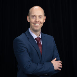 Studio portrait of David A. Cullen, Distinguished R&D Staff in Microscopy at Oak Ridge National Laboratory.