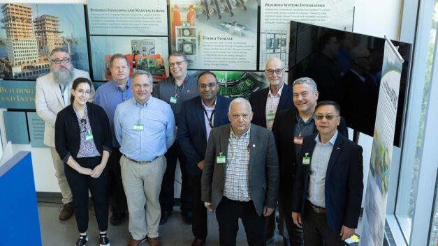 Building equipment manufacturers with American Heating and Refrigeration Institute visit ORNL