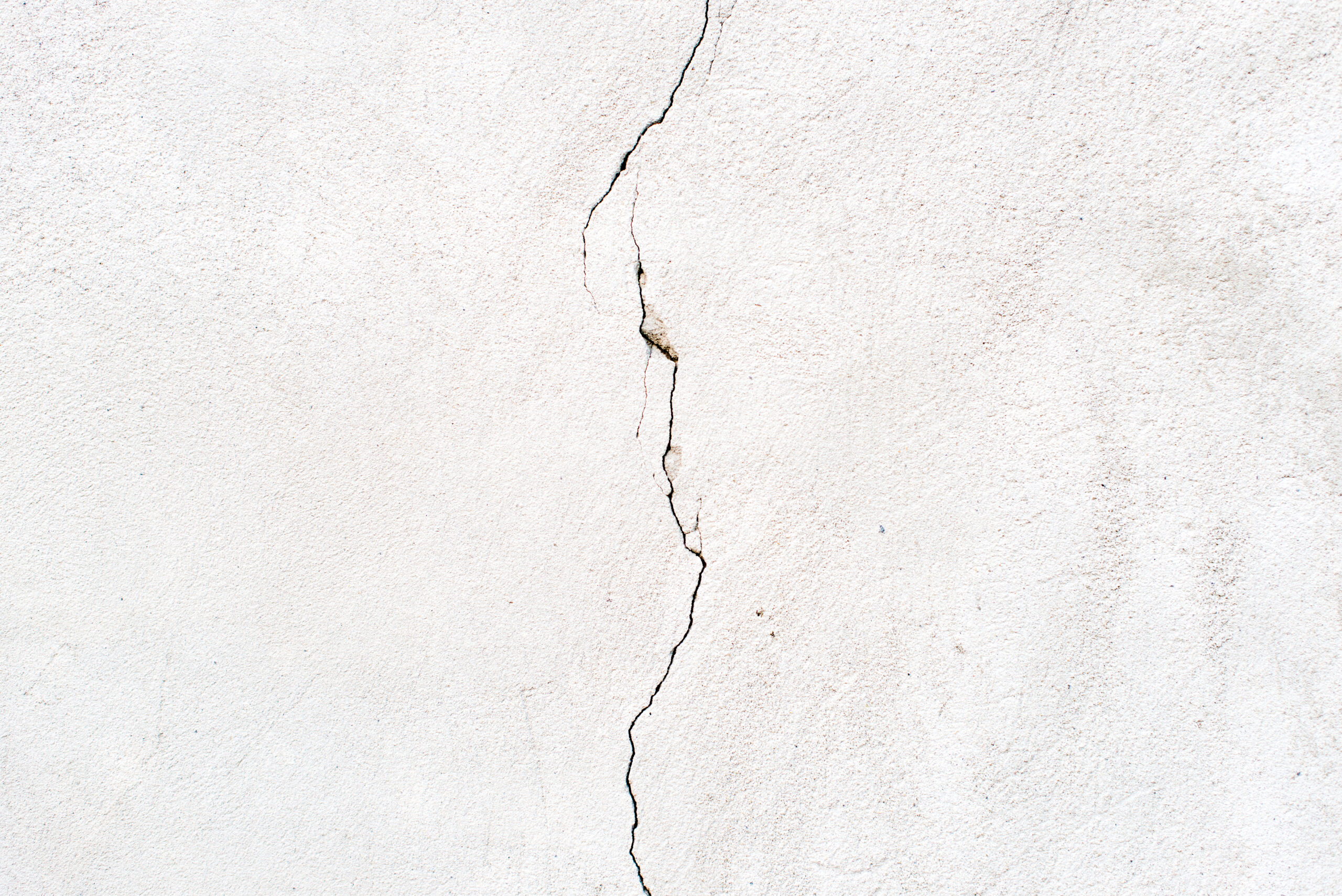 Cracked wall