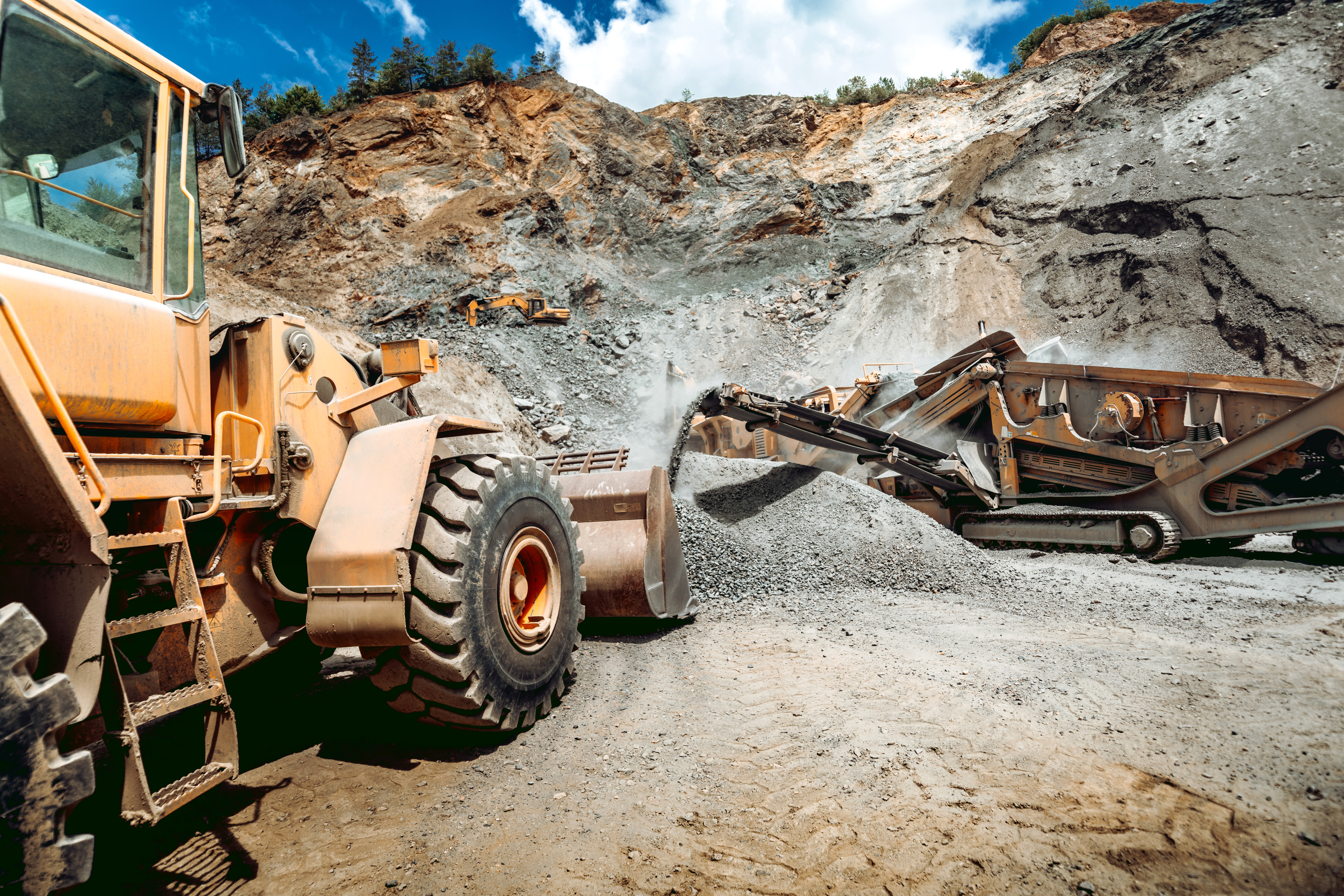 Industrial mining operation /stock image from Envato