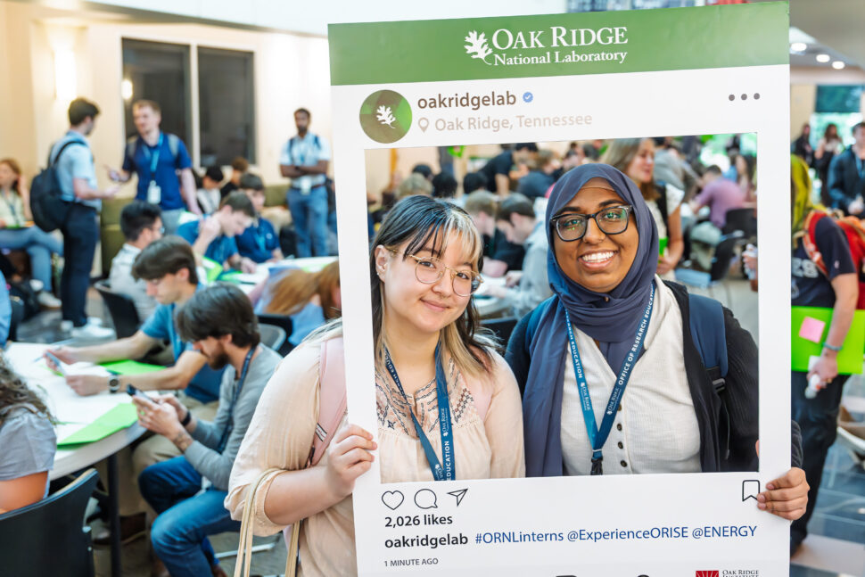 Students participating in an ORISE program complete orientation and check-in activities at Oak Ridge National Laboratory.